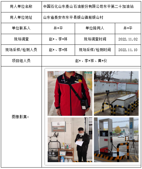 中國(guó)石化山東泰山石油股份有限公司東平第二十加油站